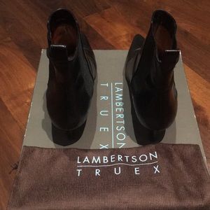 Lambertson Truex Chelsea Booties Black Size 36.5